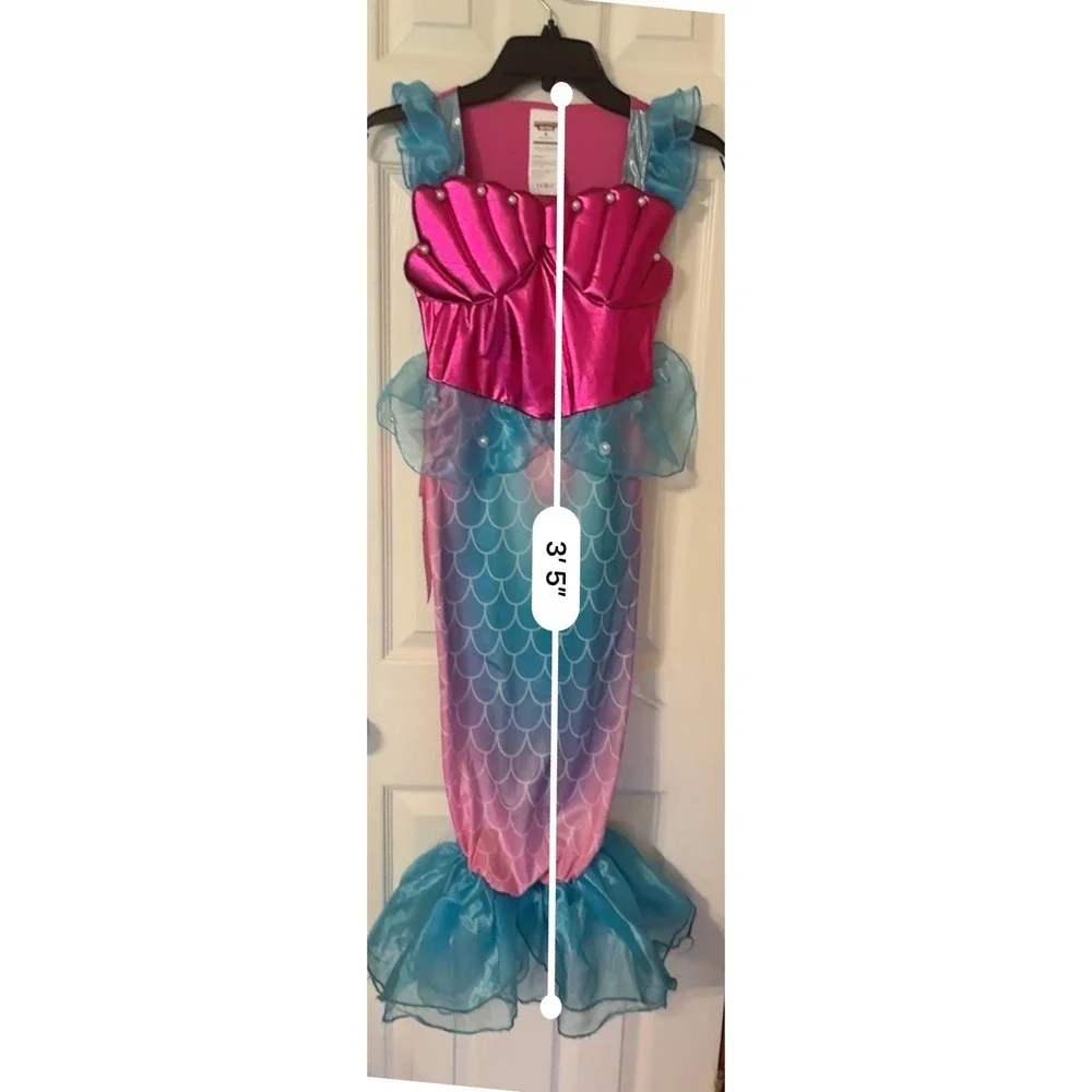Spooktacular Creations Mermaid Costume Dress Kids Size M Halloween‎ Preowned EUC